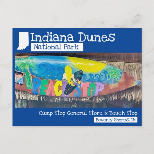 キャンプストアはがき ポストカード (正面)