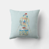 キャンプストーブのキャニスタおもしろいーハイキング クッション (裏面)