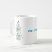 キャンプストーブのキャニスタおもしろいーハイキング コーヒーマグカップ (正面左)