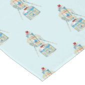 キャンプストーブのキャニスタおもしろいーハイキング ショートテーブルランナー (コーナー)