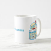 キャンプストーブガスキャニスタースプロパンブタン コーヒーマグカップ (正面右)