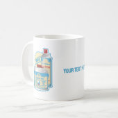 キャンプストーブガスキャニスタースプロパンブタン コーヒーマグカップ (正面左)