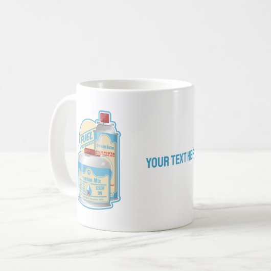 キャンプストーブガスキャニスタースプロパンブタン コーヒーマグカップ (正面左)