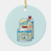 キャンプストーブガスキャニスタースプロパンブタン セラミックオーナメント (正面)