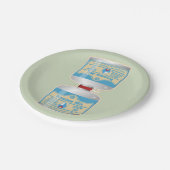 キャンプストーブガスキャニスタースプロパンブタン ペーパープレート (アングル)