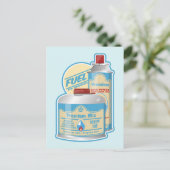 キャンプストーブガスキャニスタースプロパンブタン ポストカード (スタンド正面)