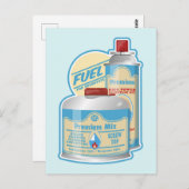 キャンプストーブガスキャニスタースプロパンブタン ポストカード (正面/裏面)