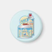 キャンプストーブガスキャニスタースプロパンブタン マグネット (正面)