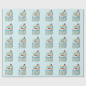 キャンプストーブガスキャニスタースプロパンブタン ラッピングペーパー (フラット)