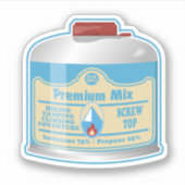 キャンプストーブ燃料カニスレータプロパンイソブタン シール (正面)