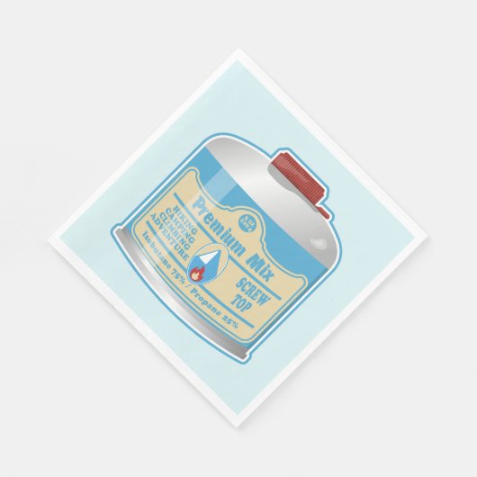 キャンプストーブ燃料カニスレータプロパンイソブタン スタンダードランチョンナプキン (角)