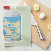 キャンプストーブ用のガス缶詰の補充 キッチンタオル (四つ折り)