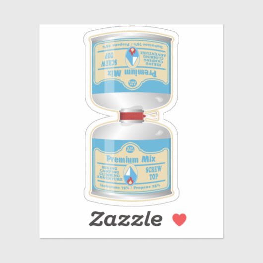 キャンプストーブ用のガス缶詰の補充 シール (シート)