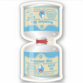 キャンプストーブ用のガス缶詰の補充 シール (正面)