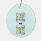 キャンプストーブ用のガス缶詰の補充 セラミックオーナメント (左)