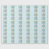 キャンプストーブ用のガス缶詰の補充 ラッピングペーパー (フラット)