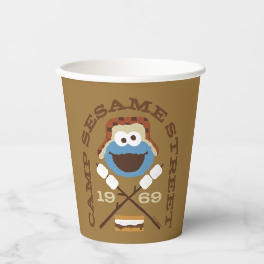 キャンプセサミストリート1969 紙コップ (正面)