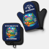 キャンプセラピー 鍋つかみ&鍋敷きセット (正面/裏面)