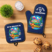 キャンプセラピー 鍋つかみ&鍋敷きセット (トップダウン)