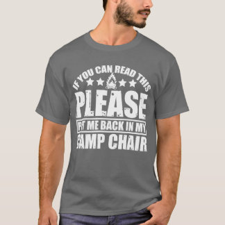 キャンプチェアに戻してくださいね フレンズ Tシャツ