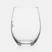 キャンプテーマバチェロレッテカスタム ステムなしワイングラス (左)