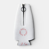 キャンプテーマバチェロレッテピンククレスト ボトルクーラー (裏面)