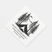 キャンプテーマリタイアメントパーティーナプキンス スタンダードランチョンナプキン (角)