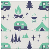 キャンプテーマ ファブリック (クローズアップ)