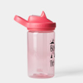 キャンプト生まれドラーパーソナライズされたウォーターボトル ウォーターボトル (右面)