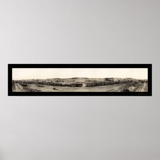 キャンプドッジアイオワトレイン写真1917 ポスター (正面)