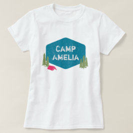 キャンプネームユニークバースデーパーティー Tシャツ