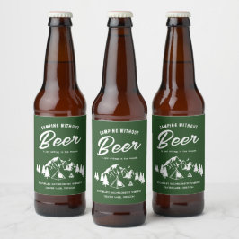 キャンプバチェラー ビールラベル