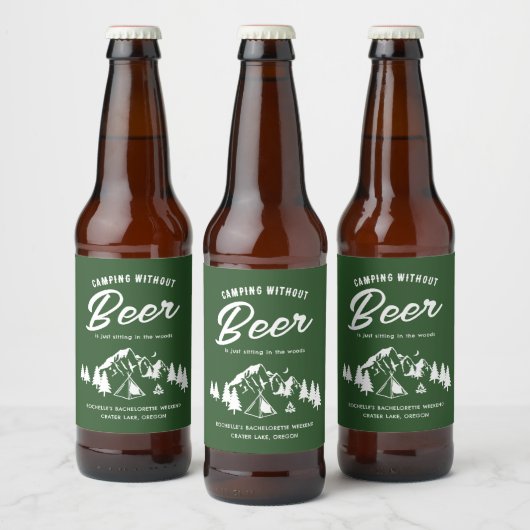 キャンプバチェラー ビールラベル (ボトル)
