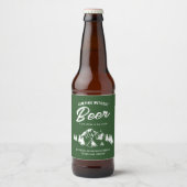 キャンプバチェラー ビールラベル (正面)