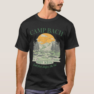 キャンプバチェラー・ブライド・スクワッド レトロキャンプ・バチェラー・パーティー Tシャツ