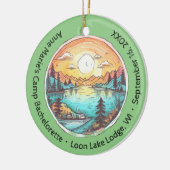 キャンプバチェロレッテウィークエンドキープサケ セラミックオーナメント (左)