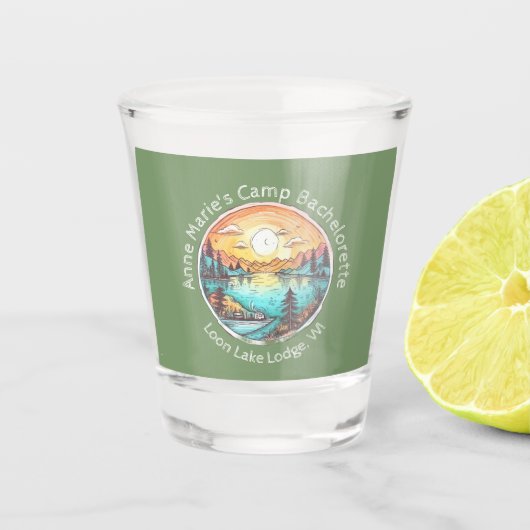 キャンプバチェロレッテウィークエンドショットグラス ショットグラス (正面)