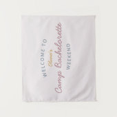 キャンプバチェロレッテウィークエンドタペストリーデコール タペストリー (正面)