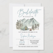 キャンプバチェロレッテウィークエンド招待状 招待状 (正面)