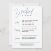 キャンプバチェロレッテウィークエンド招待状 招待状 (裏面)