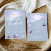 キャンプバチェロレッテウィークエンド招待状 招待状