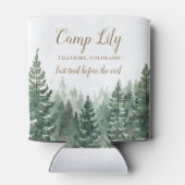 キャンプバチェロレッテウッドランドフォレストウィークエンドパーティー 缶クーラー (裏面)