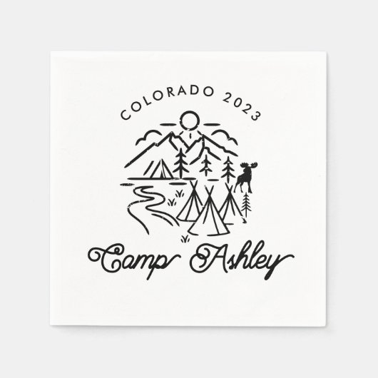 キャンプバチェロレッテカスタムカクテルナプキンス スタンダードカクテルナプキン (正面)