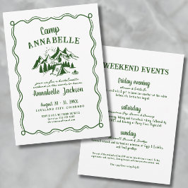 キャンプバチェロレッテガールズウィークエンド 招待状