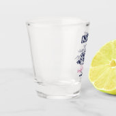 キャンプバチェロレッテガールズトリップカスタムキャンピング ショットグラス (左)