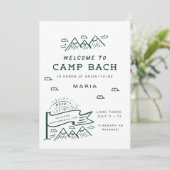 キャンプバチェロレッテガールズトリップグランピンバッハ 招待状 (スタンド正面)