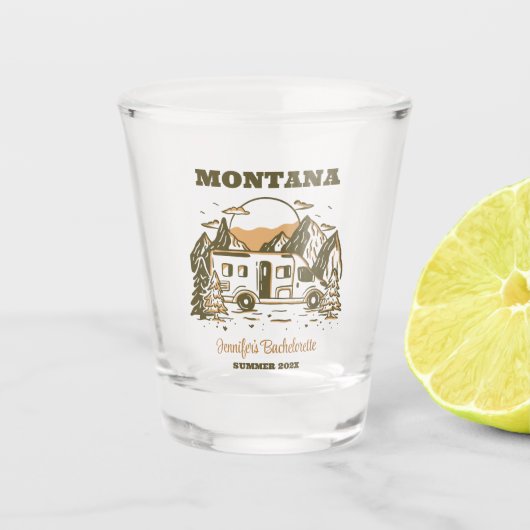 キャンプバチェロレッテガールズトリップグランプカスタム ショットグラス (正面)
