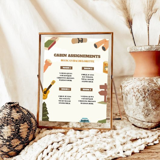 キャンプバチェロレッテキャビン割り当てシナリオ ポスター