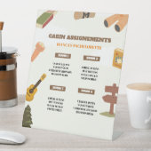 キャンプバチェロレッテキャビン割り当てシナリオ 台座サイン (インサイチュ)