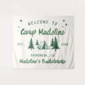 キャンプバチェロレッテキャンピングバックドランドハンドドロー タペストリー (正面(横))